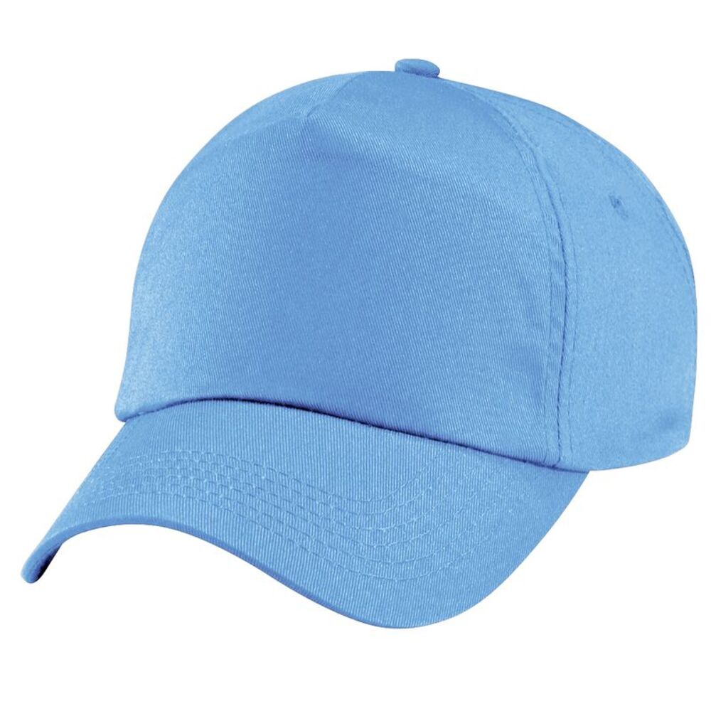 Beechfield Plain Boys /Girls Childrens /Kids Original 5 Panel Baseball Cap /Hat